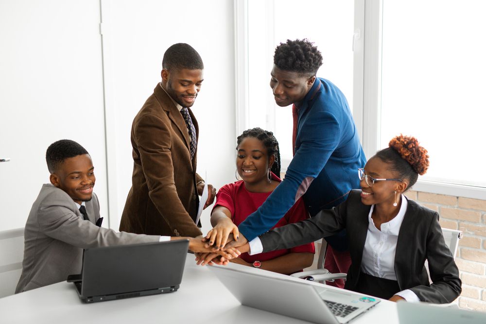 young champs in a meeting